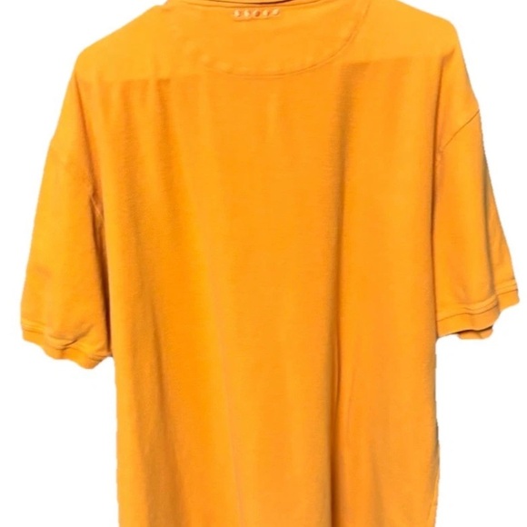 Coogi Polo Shirt Mens XXXL Orange Embroidered Logo Hip Hop Streetwear VTG - Picture 2 of 6